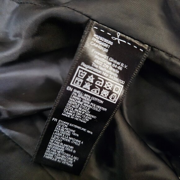 Y2K Forever 21 Polka Dot Fitted Blazer Black White Size M Office Siren Retro - Picture 12 of 12